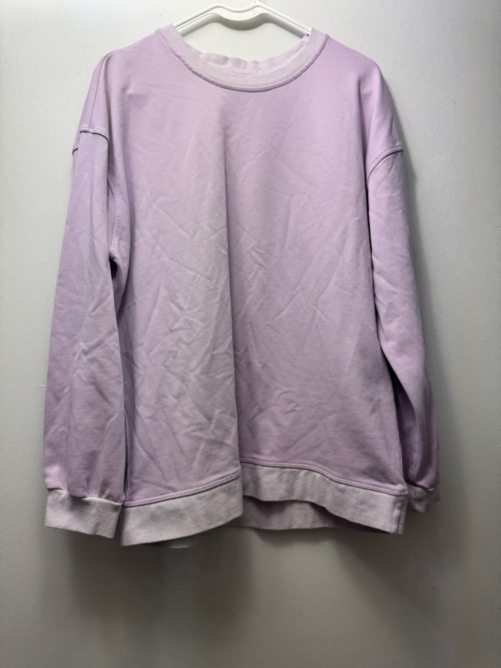 Lululemon Lavender Perfectly Oversized Crew 
Size Large